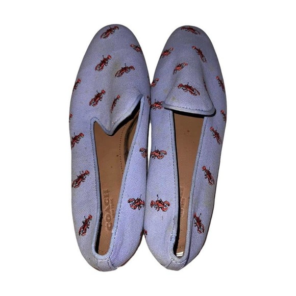 Coach Utopia Lobster Fabric Shoes Size 8.5 - Picture 4 of 7